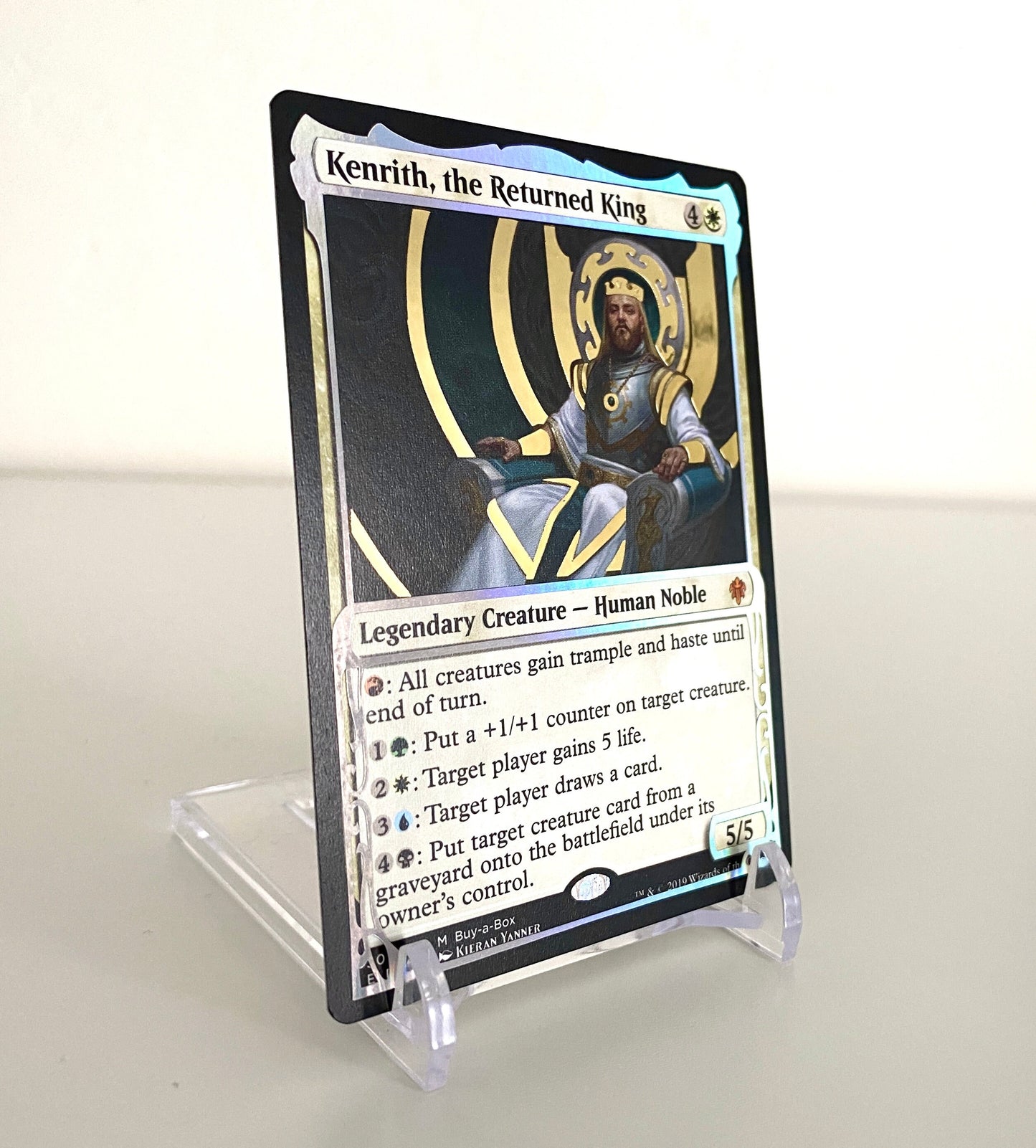 Kenrith Magic Card Foil Alter - Holo Vinyl Alter for Magic the Gathering Commander EDH