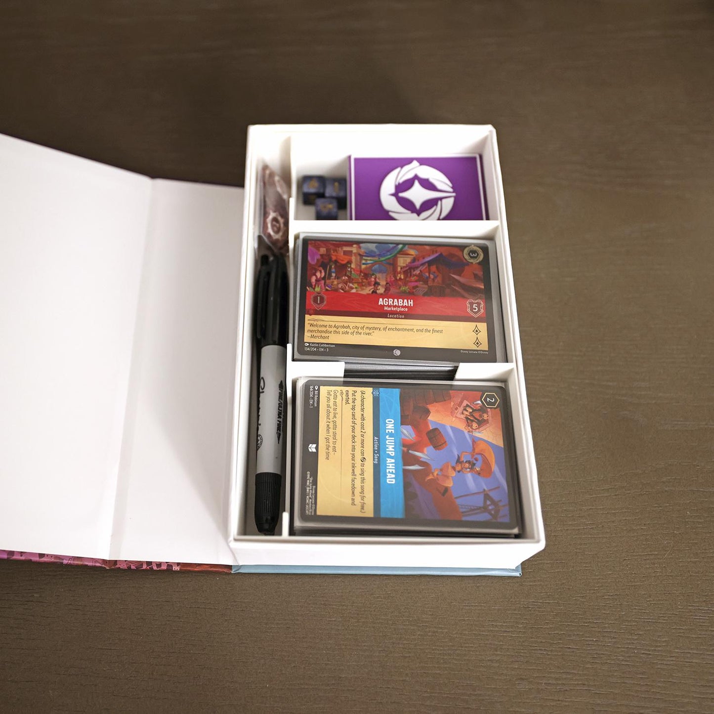 Lorcana Plush Box Insert for Disney VHS Plush Box, 3D Printed Physical Product