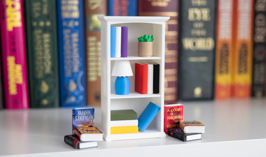 Mini Bookshelf & Mini Books