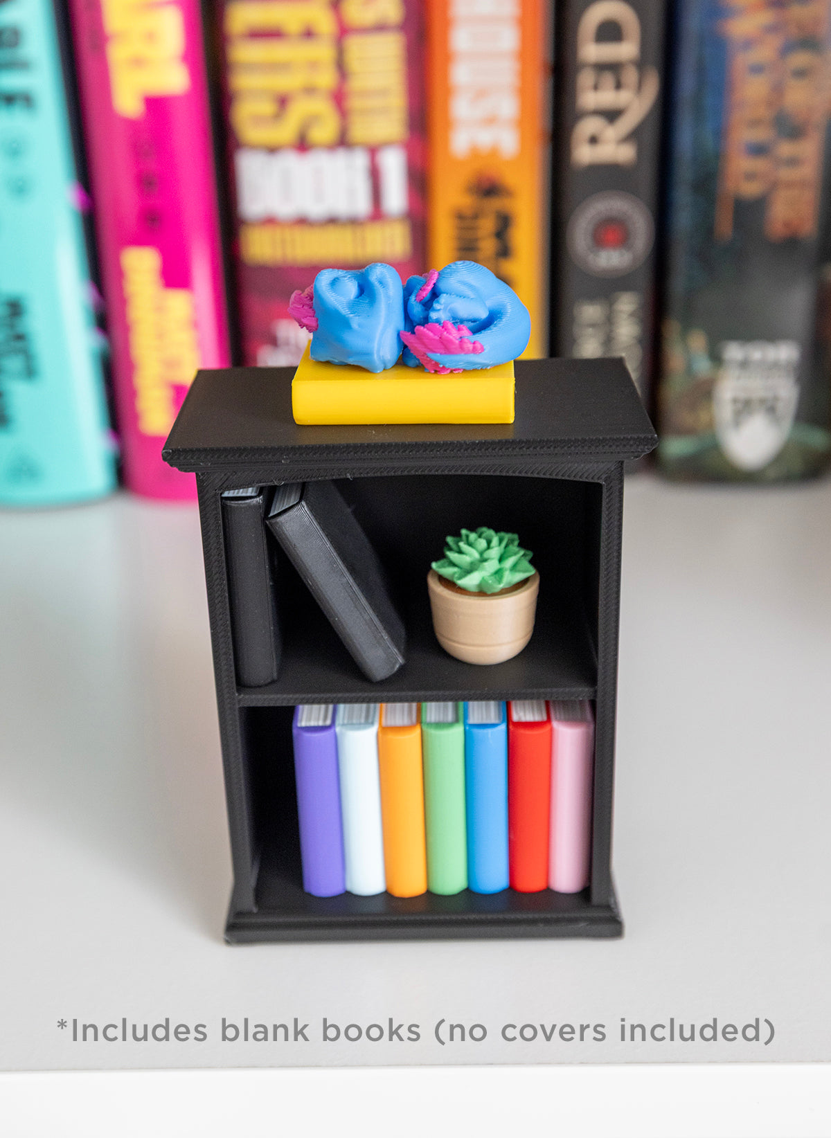 Mini Dinni Bookshelf with Sleeping Mongo