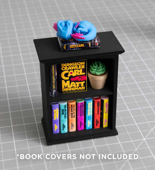 Mini Dinni Bookshelf with Sleeping Mongo