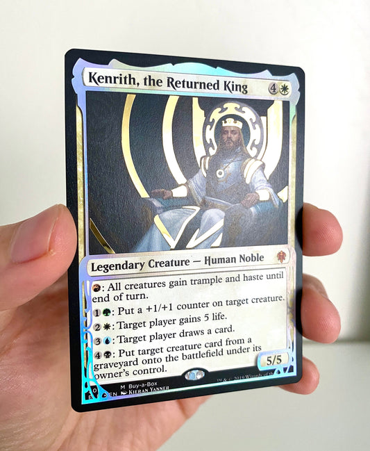 Kenrith Magic Card Foil Alter - Holo Vinyl Alter for Magic the Gathering Commander EDH