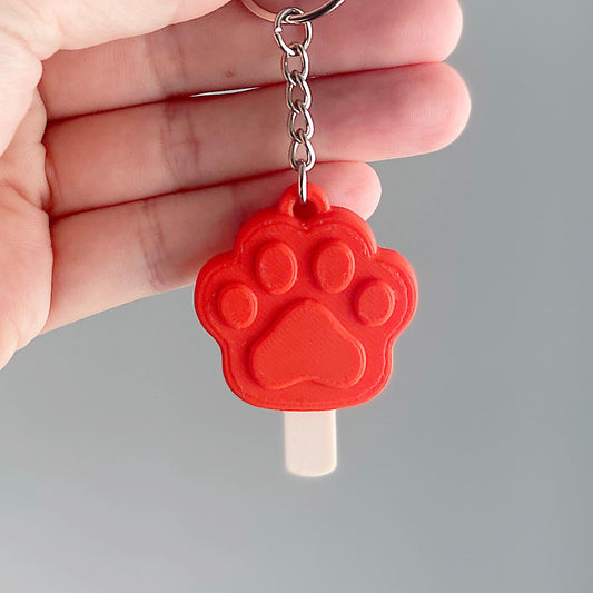 Pawpsicle Keychain