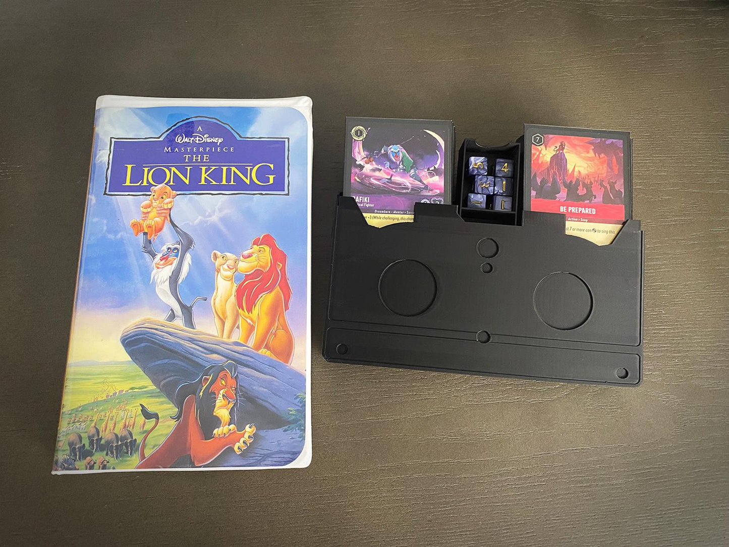 VHS Deck Box for Lorcana, Magic the Gathering or Pokemon